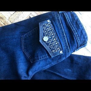 Rhinestone Jeans Size 4